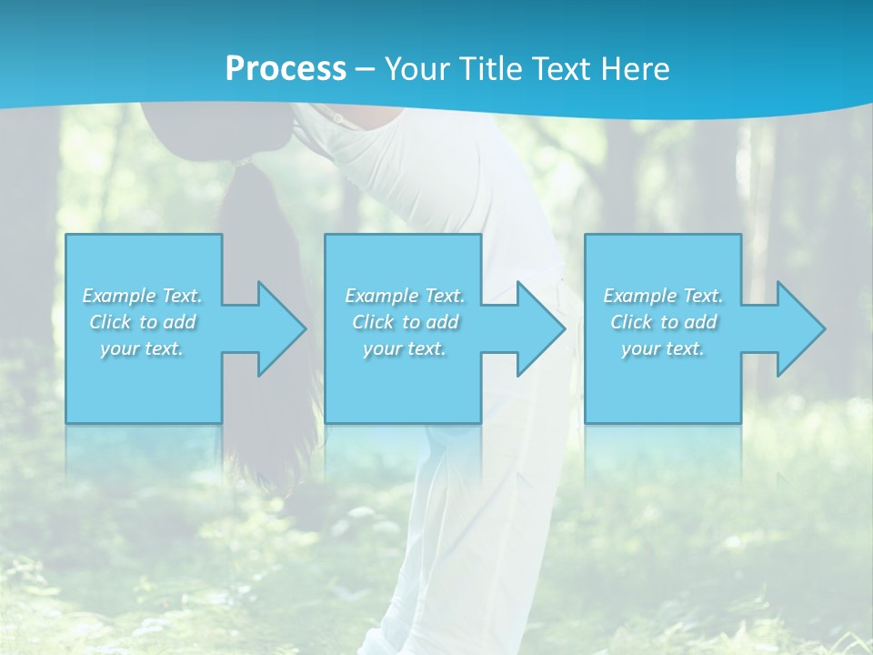 Female Lifestyle Outdoors PowerPoint Template