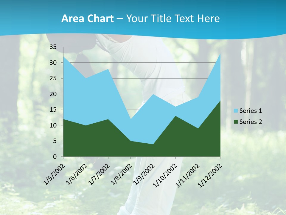 Female Lifestyle Outdoors PowerPoint Template
