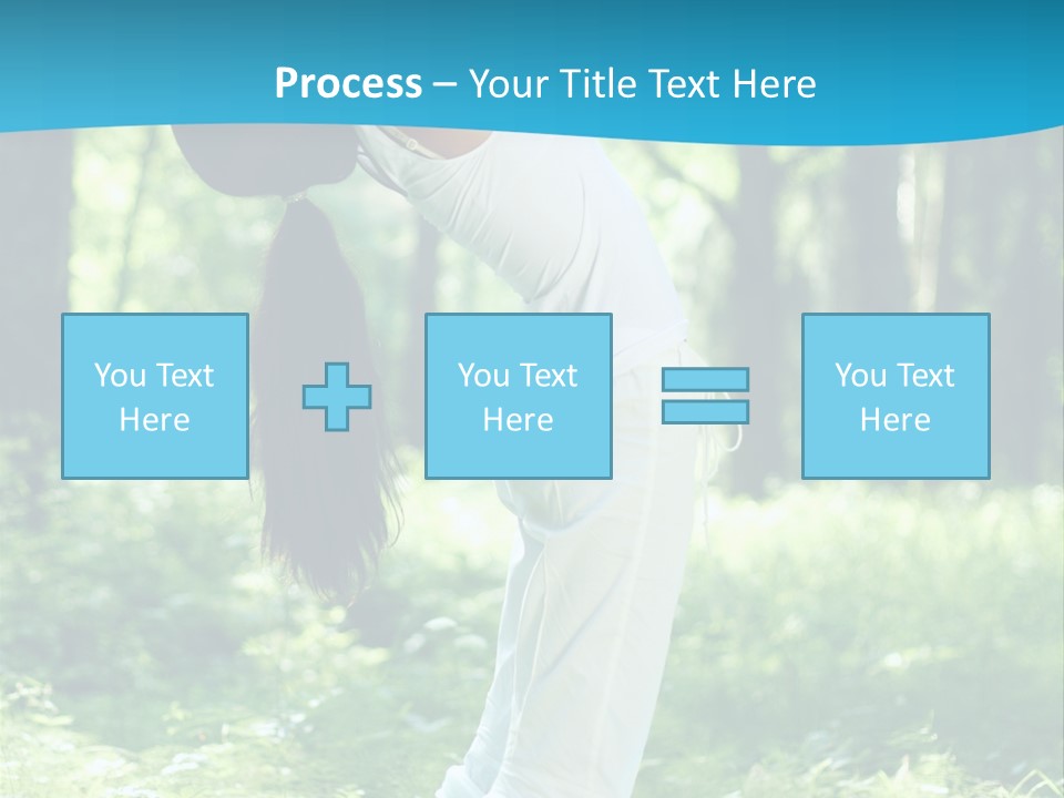Female Lifestyle Outdoors PowerPoint Template