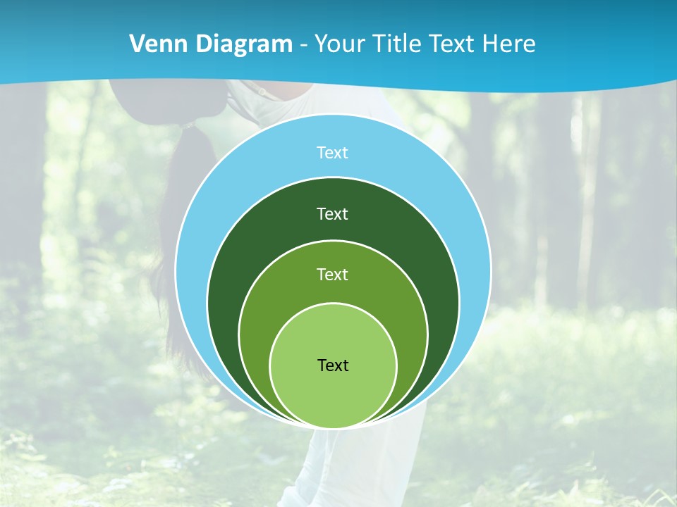 Female Lifestyle Outdoors PowerPoint Template