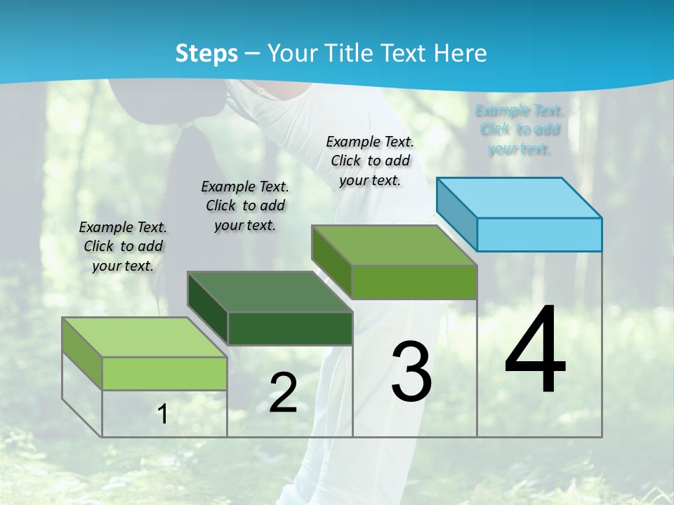 Female Lifestyle Outdoors PowerPoint Template