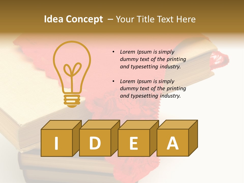 Sexy Textile Desire PowerPoint Template