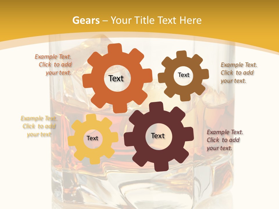 Color Glass Liquid PowerPoint Template