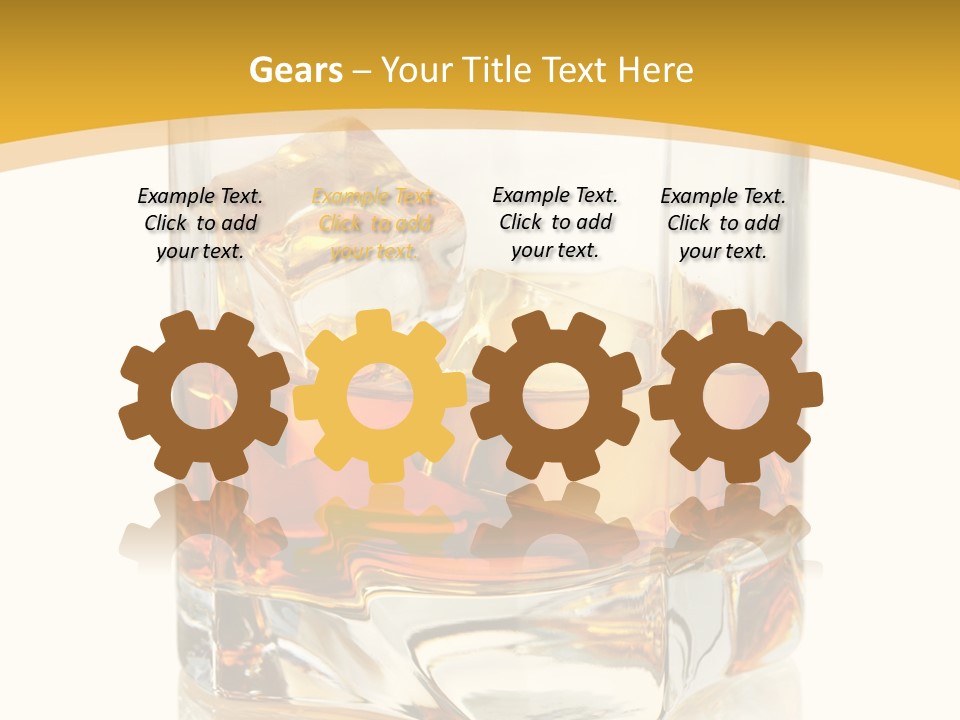 Color Glass Liquid PowerPoint Template