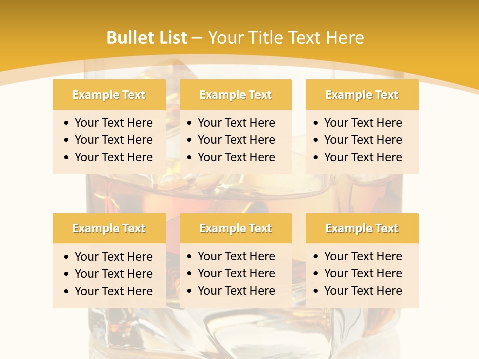 Color Glass Liquid PowerPoint Template