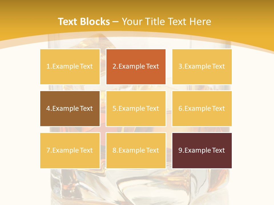 Color Glass Liquid PowerPoint Template