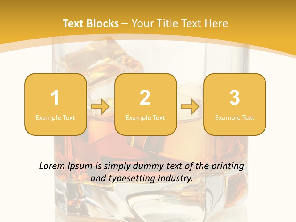 Color Glass Liquid PowerPoint Template