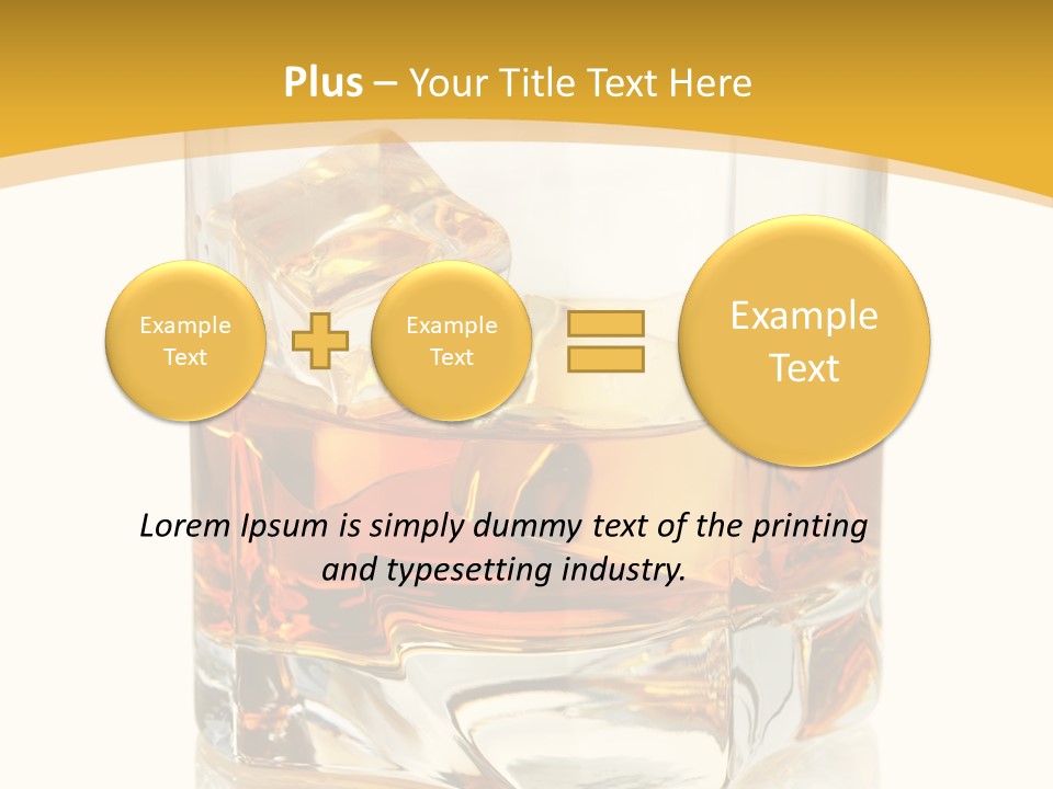 Color Glass Liquid PowerPoint Template