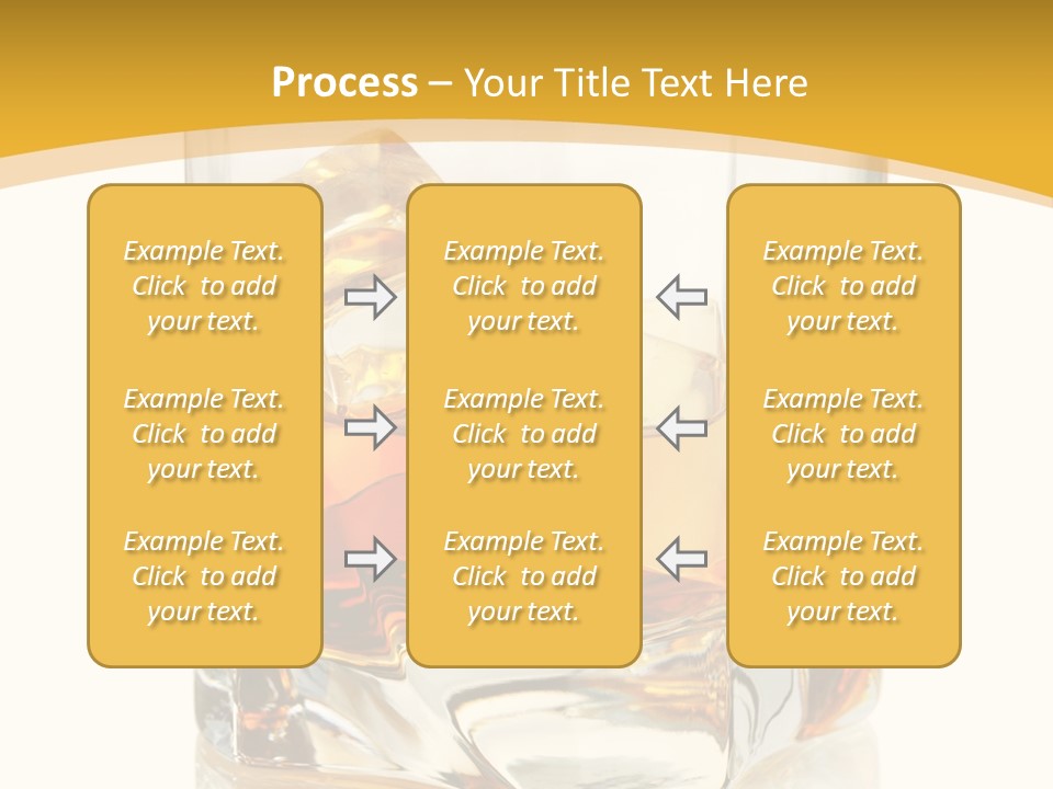 Color Glass Liquid PowerPoint Template