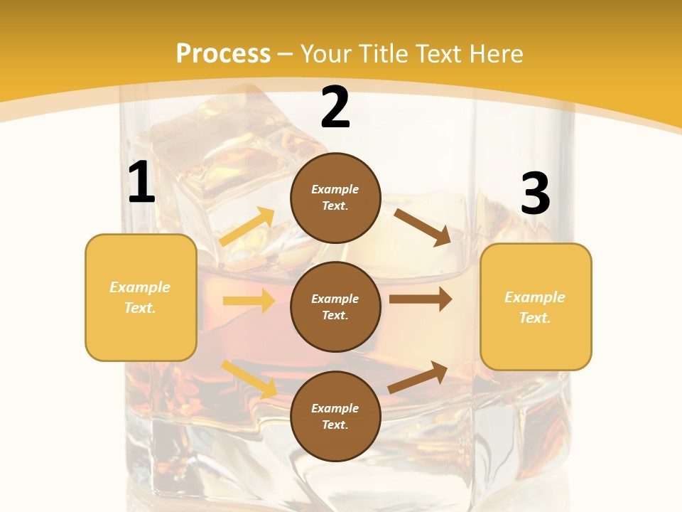 Color Glass Liquid PowerPoint Template