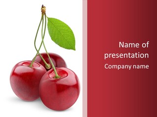 Red Objects Group PowerPoint Template