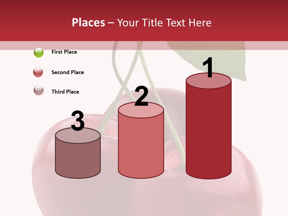 Red Objects Group PowerPoint Template
