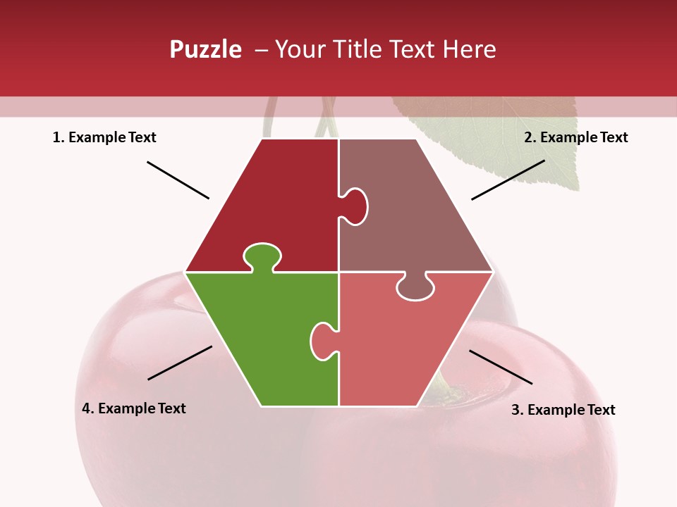 Red Objects Group PowerPoint Template