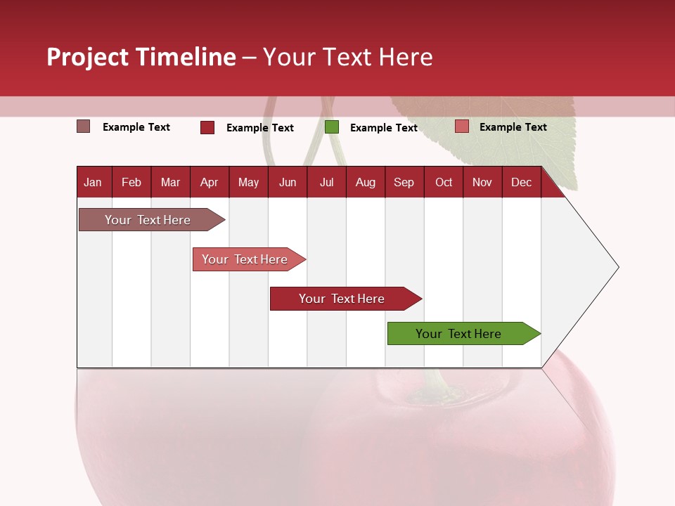 Red Objects Group PowerPoint Template
