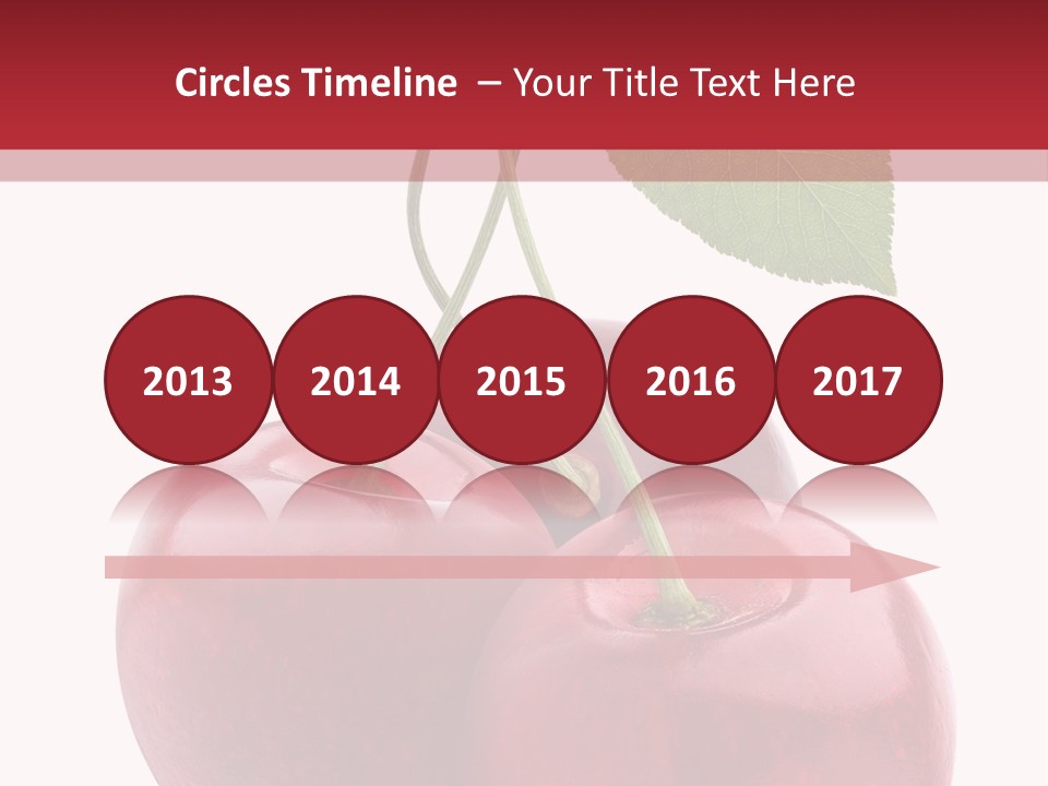 Red Objects Group PowerPoint Template