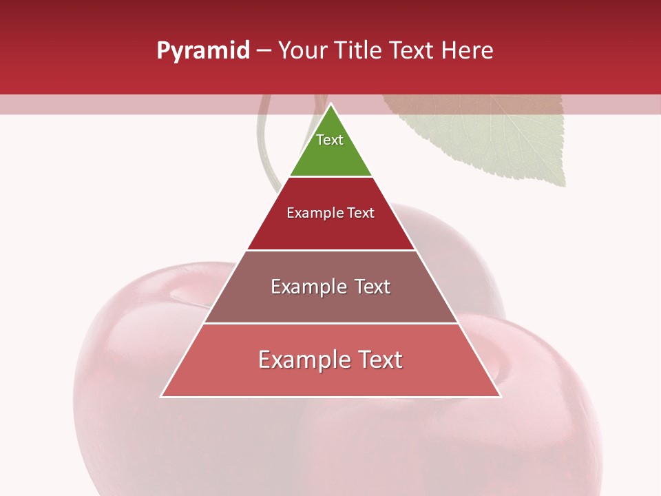 Red Objects Group PowerPoint Template
