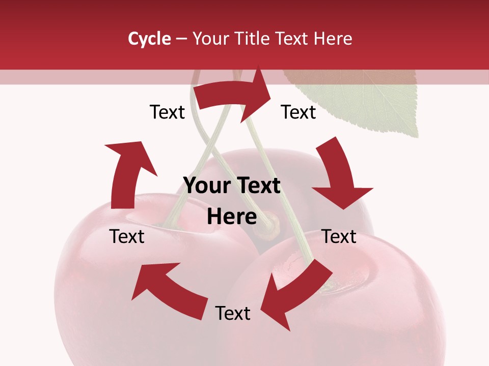 Red Objects Group PowerPoint Template
