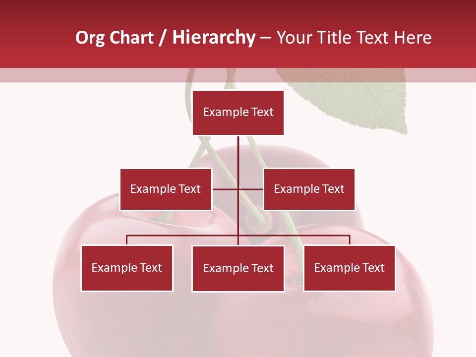 Red Objects Group PowerPoint Template