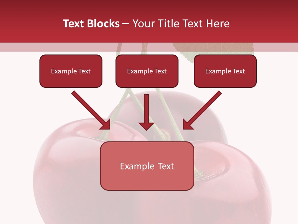 Red Objects Group PowerPoint Template