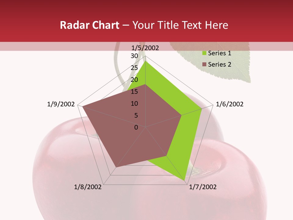 Red Objects Group PowerPoint Template