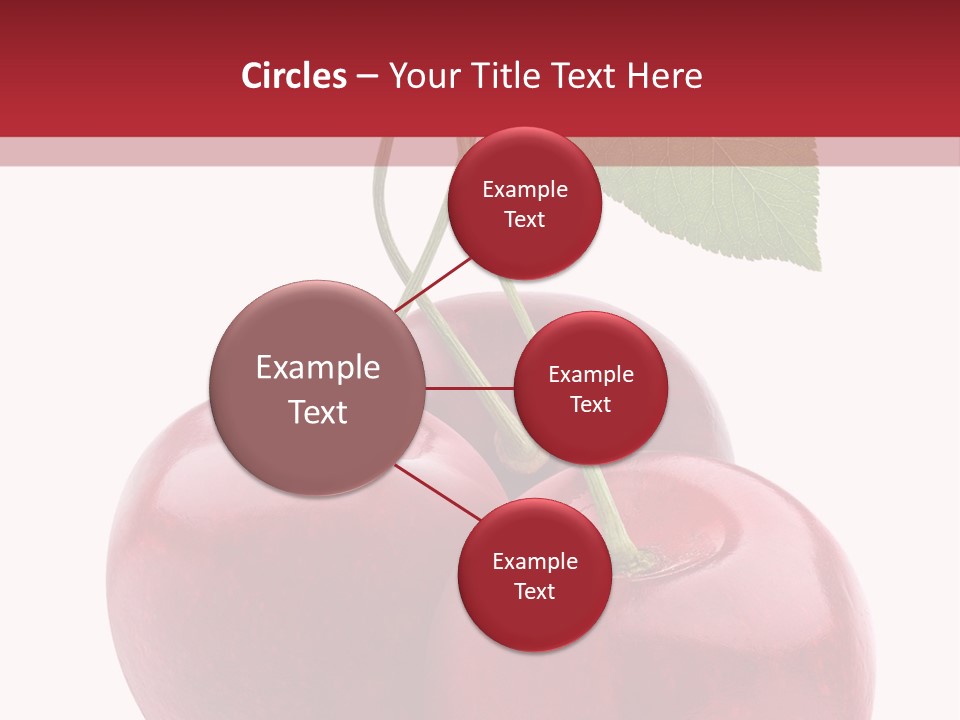 Red Objects Group PowerPoint Template