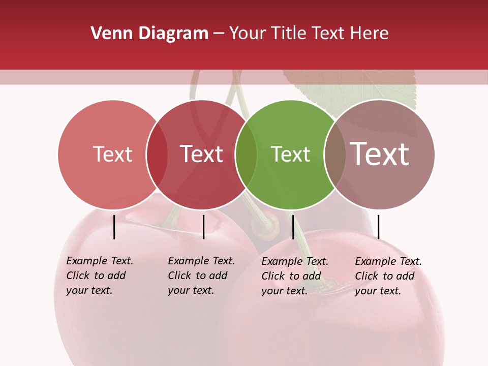 Red Objects Group PowerPoint Template