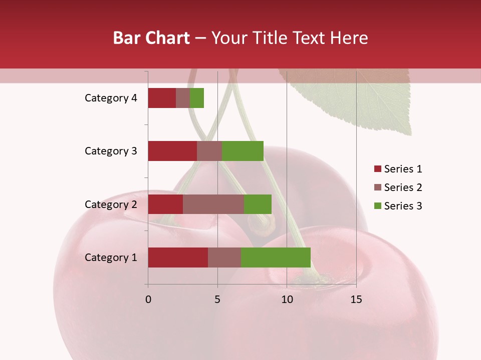Red Objects Group PowerPoint Template