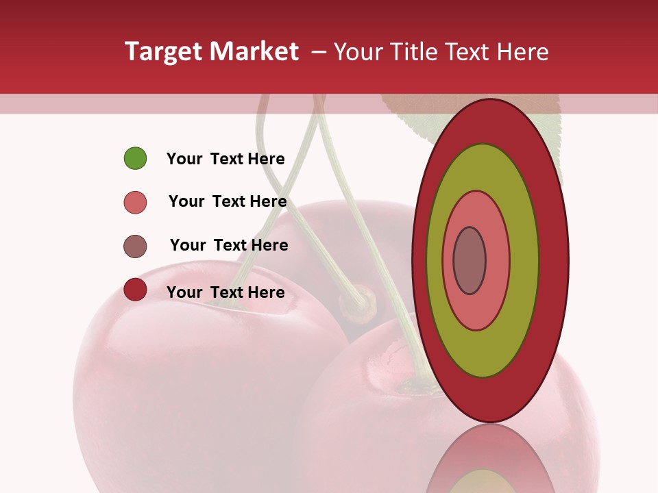 Red Objects Group PowerPoint Template