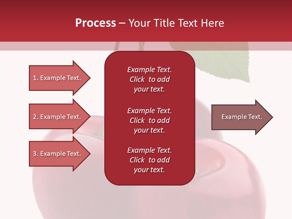 Red Objects Group PowerPoint Template
