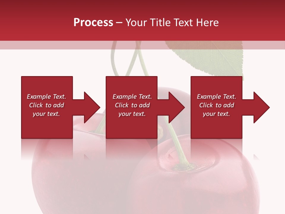Red Objects Group PowerPoint Template