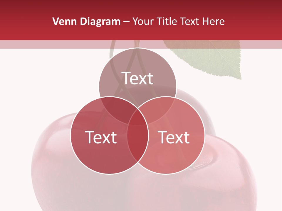 Red Objects Group PowerPoint Template
