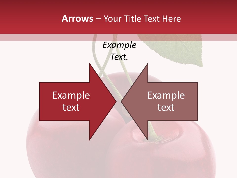 Red Objects Group PowerPoint Template
