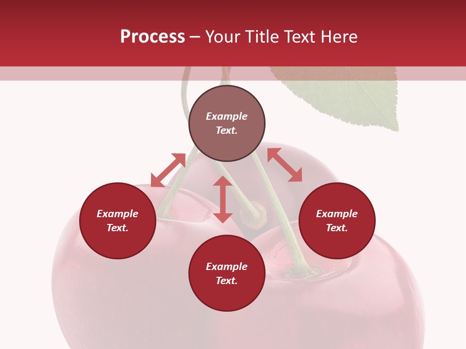 Red Objects Group PowerPoint Template