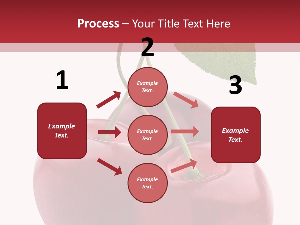 Red Objects Group PowerPoint Template