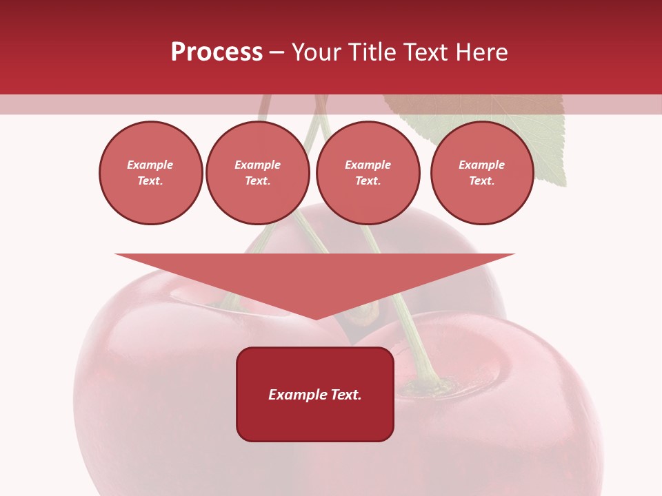 Red Objects Group PowerPoint Template