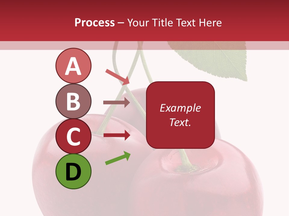 Red Objects Group PowerPoint Template