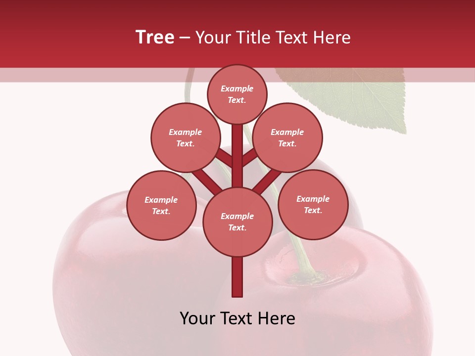 Red Objects Group PowerPoint Template