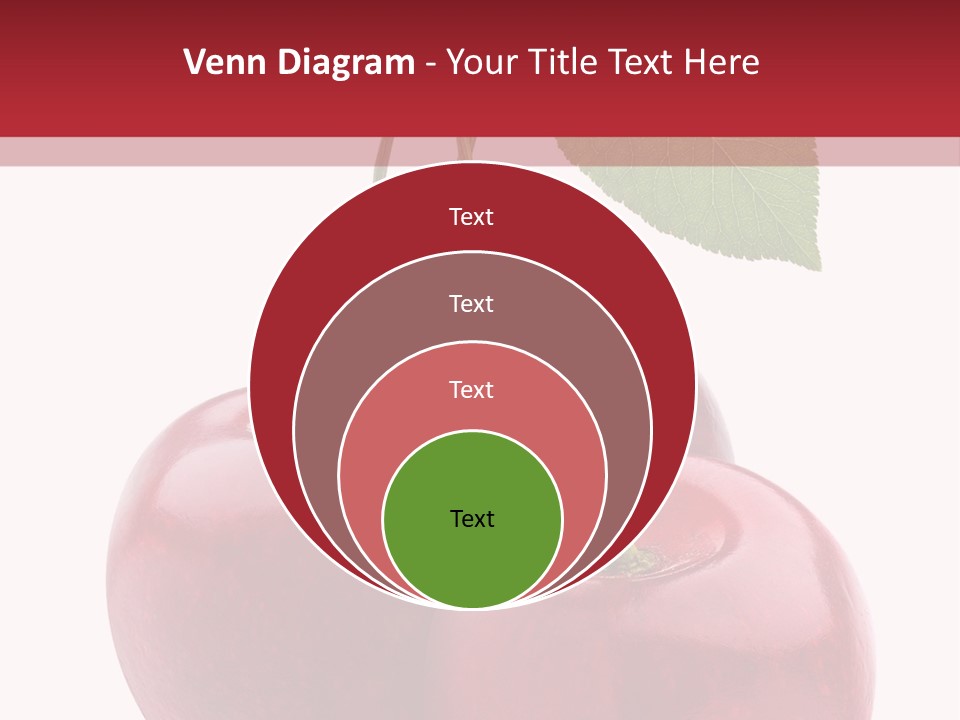 Red Objects Group PowerPoint Template