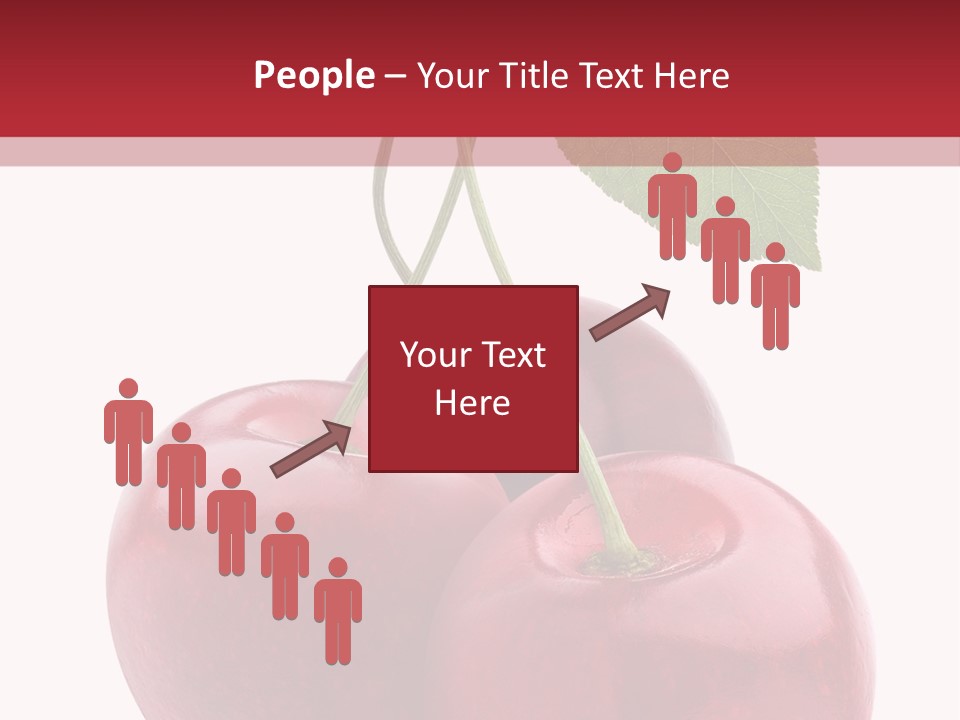 Red Objects Group PowerPoint Template