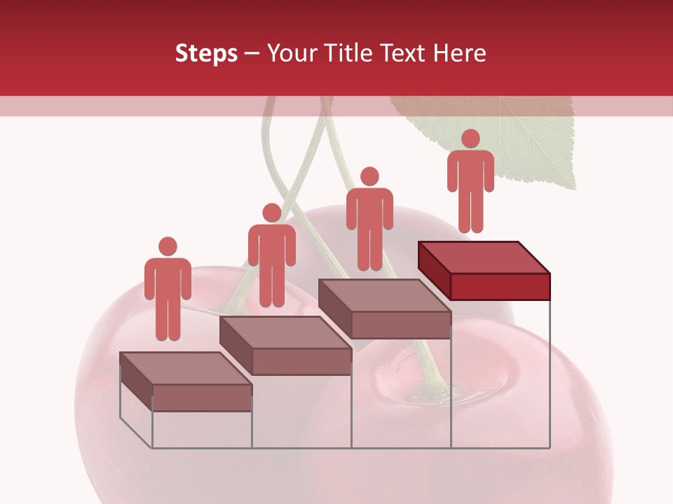 Red Objects Group PowerPoint Template