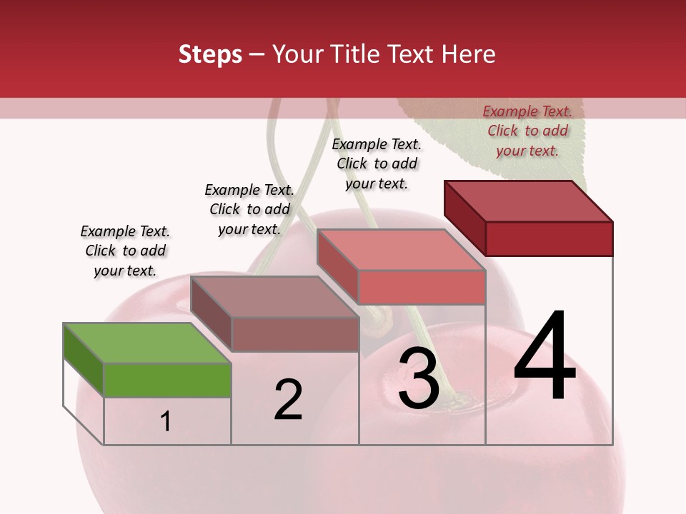 Red Objects Group PowerPoint Template