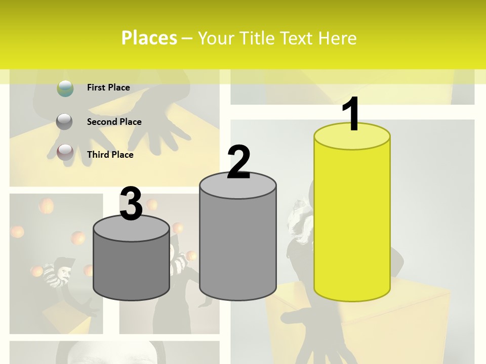 Grimace Character Black PowerPoint Template