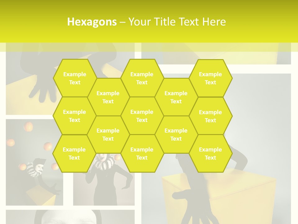 Grimace Character Black PowerPoint Template