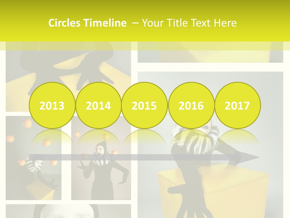 Grimace Character Black PowerPoint Template