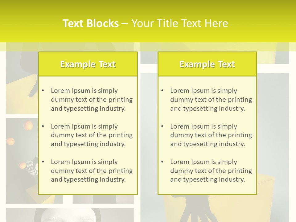 Grimace Character Black PowerPoint Template