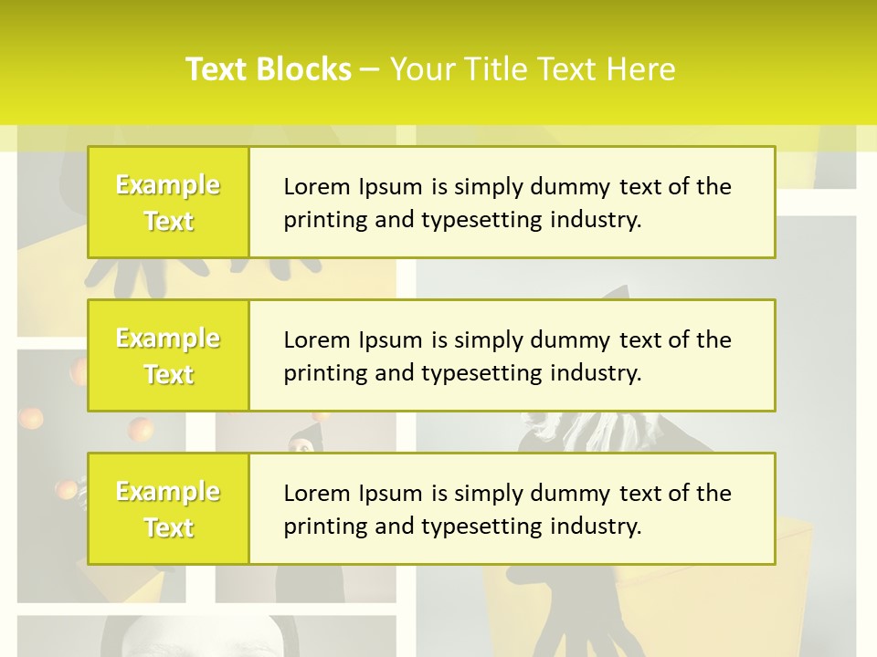 Grimace Character Black PowerPoint Template