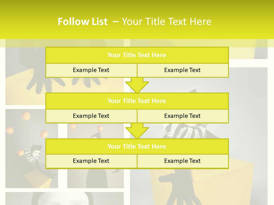 Grimace Character Black PowerPoint Template