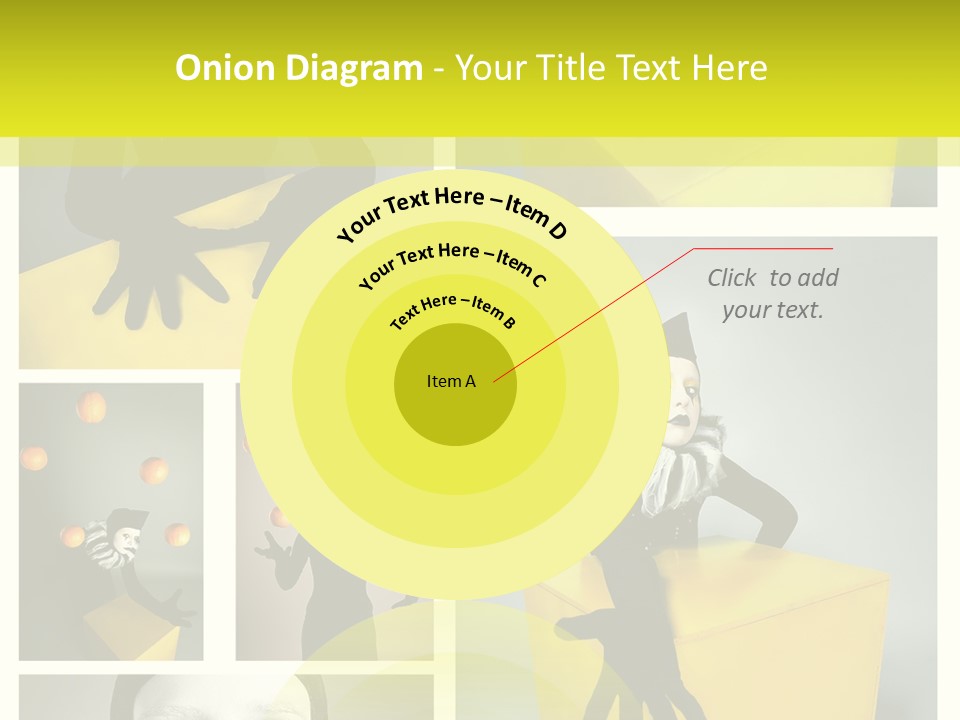 Grimace Character Black PowerPoint Template