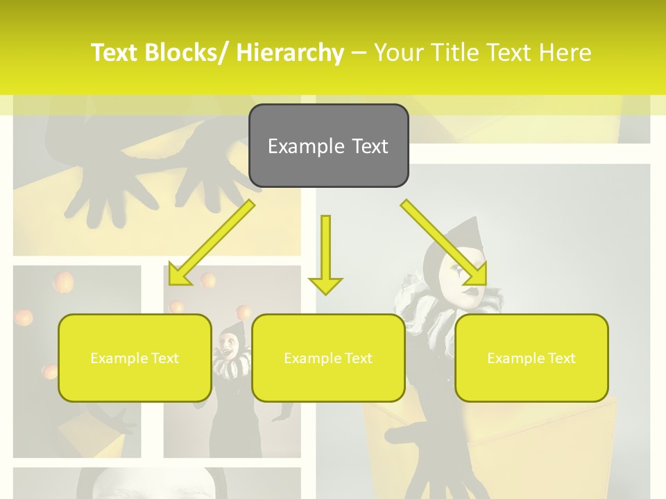 Grimace Character Black PowerPoint Template