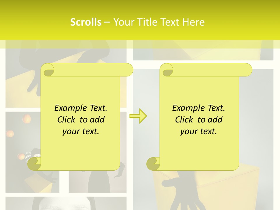 Grimace Character Black PowerPoint Template